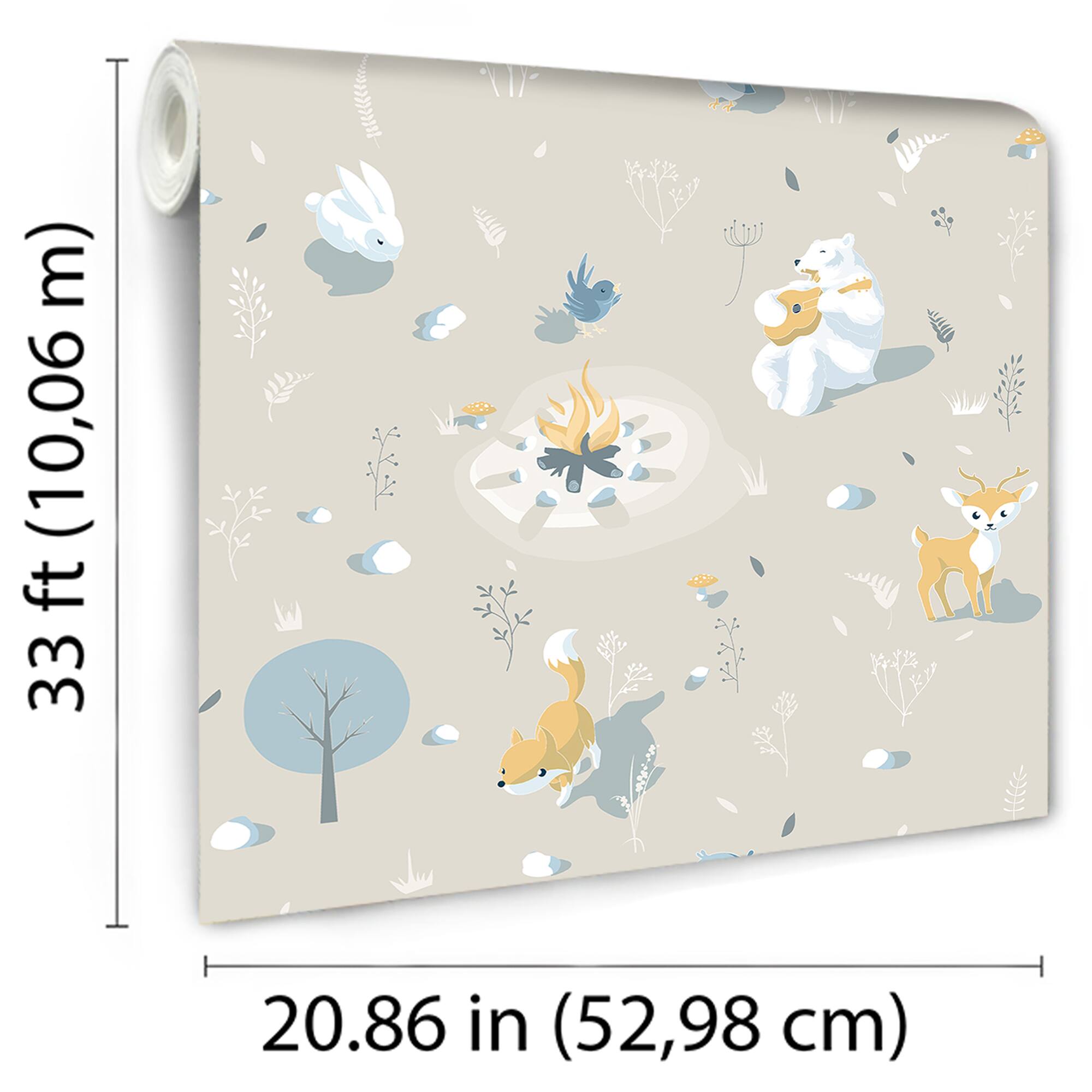 Designs Direct Woodland Friends Wallpaper